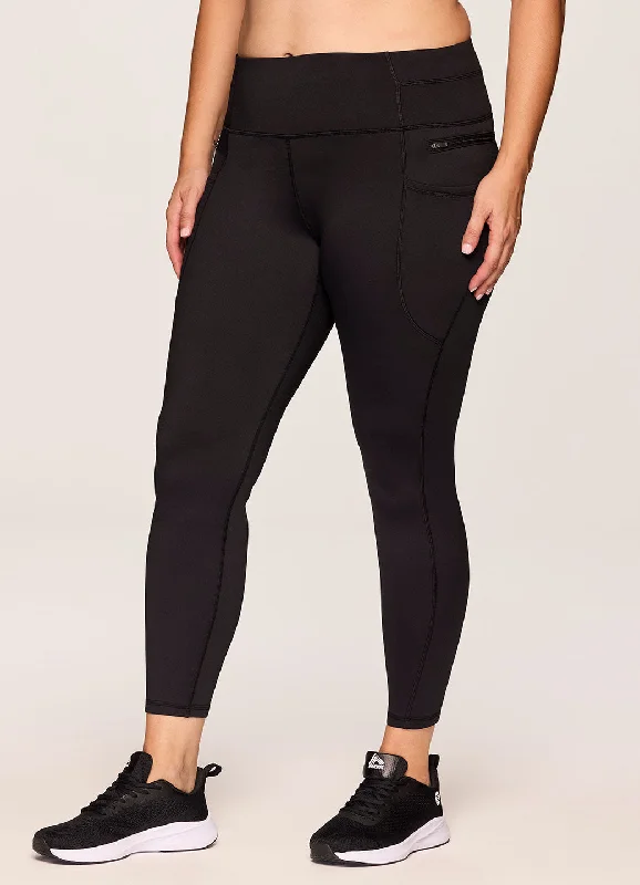 Plus Prime Hit The Road Fleece Legging Casual Black Leggings