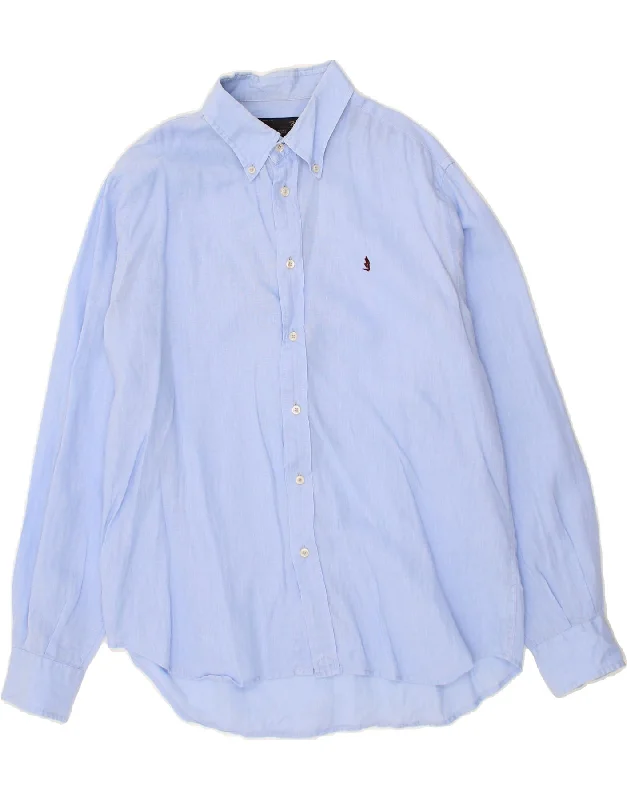 MARLBORO CLASSICS Mens Shirt XL Blue Casual Formal Business