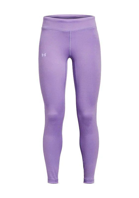 Under Armour Girls Motion Legging, Purple Fashionable Seamless Leggings