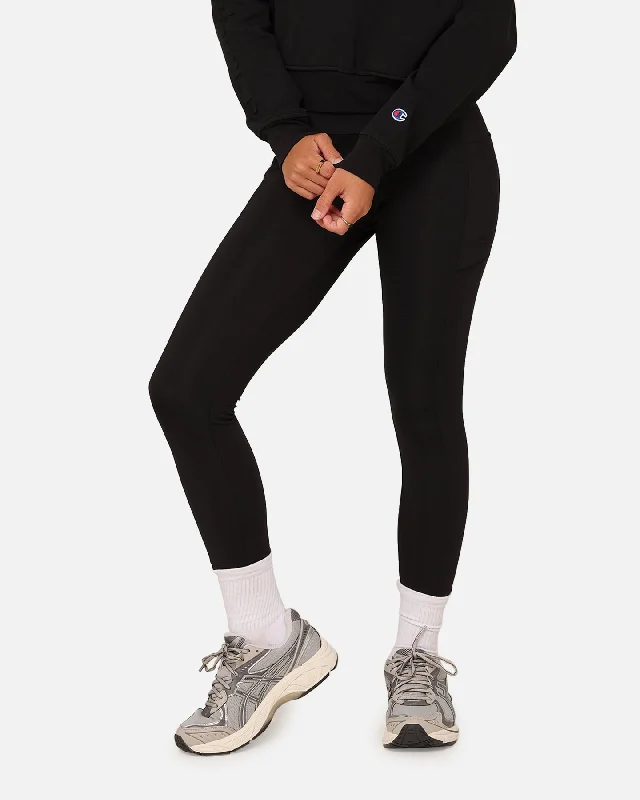 Champion Women's Rochester Full Leggings Black Elegant Black Leggings
