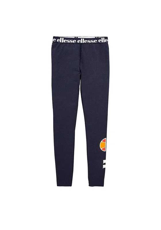 Ellesse Girls Fabi Leggings, Navy Trendy Mesh Leggings