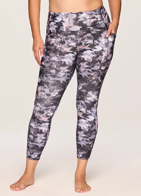 Plus Floral Recharge Tech Flex Legging Fashionable Quick-Dry Leggings