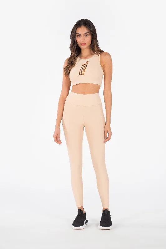 Icon Graphic Legging Elegant Black Leggings