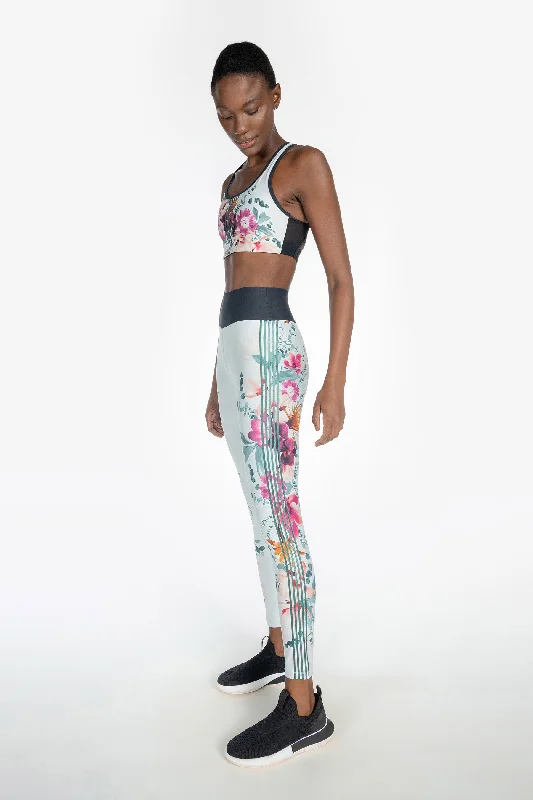 Blooming Holographic Legging Cozy Cotton Leggings