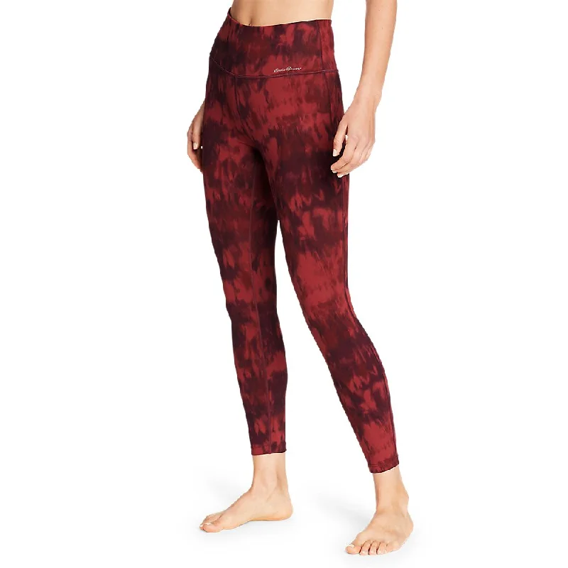 Women's Astir High-Rise 7/8-Length Leggings - Print Elegant Satin Finish Leggings