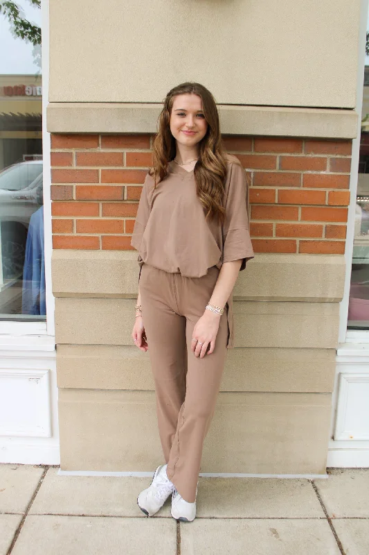 Darcy Flare Pant Cozy Fitted Pants
