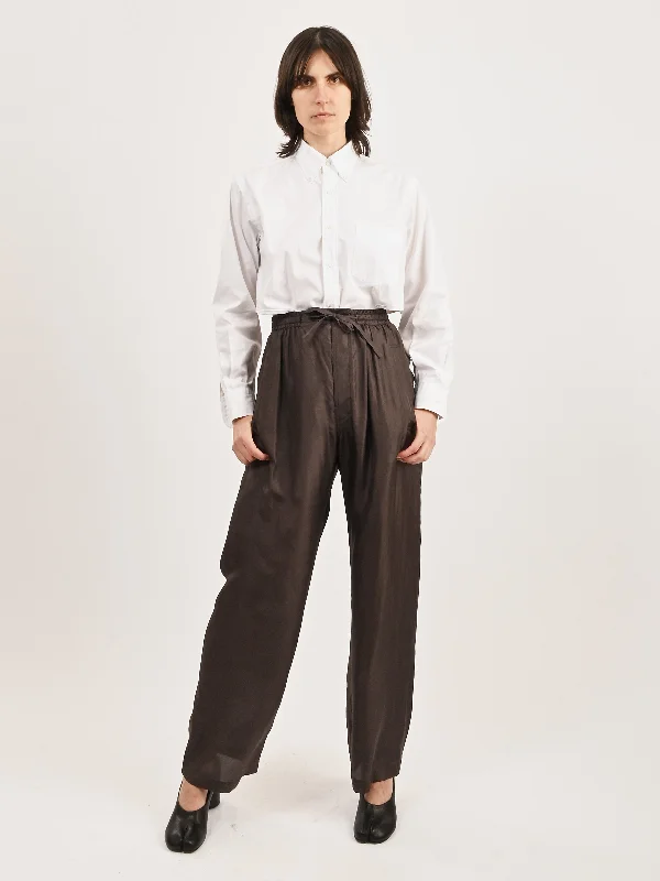 Espresso Taekwondo Pants Relaxed Fit Trousers