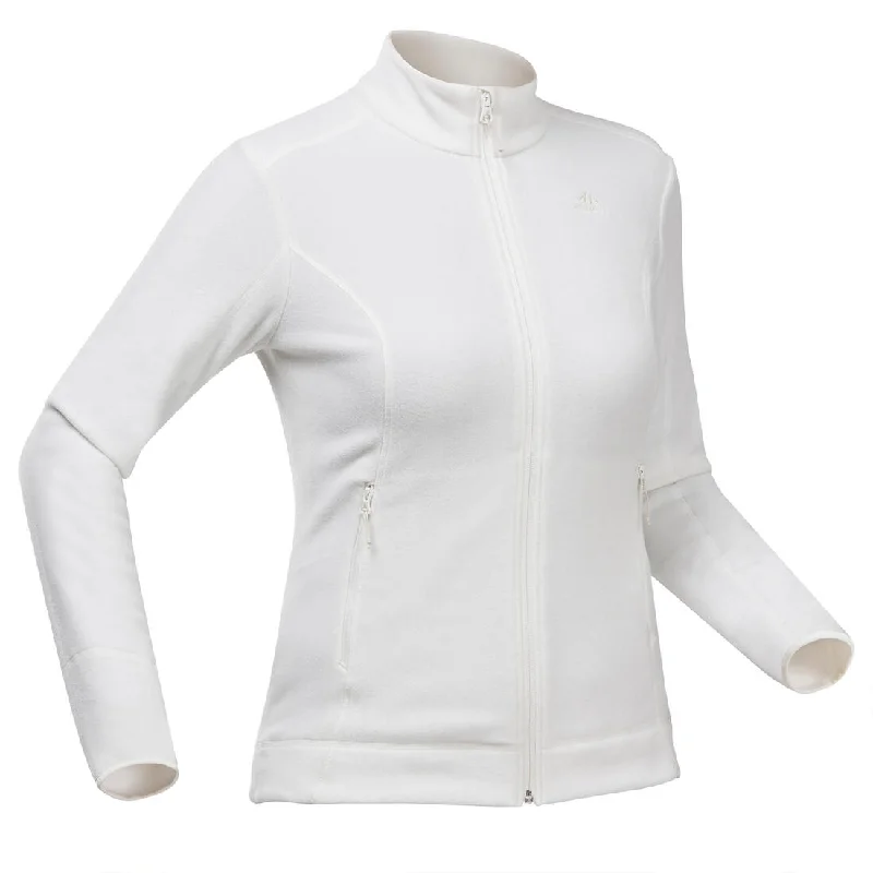 Women’s Hiking Fleece Jacket - MH100 Fitted Jacket Loose Jacket Oversized Jacket