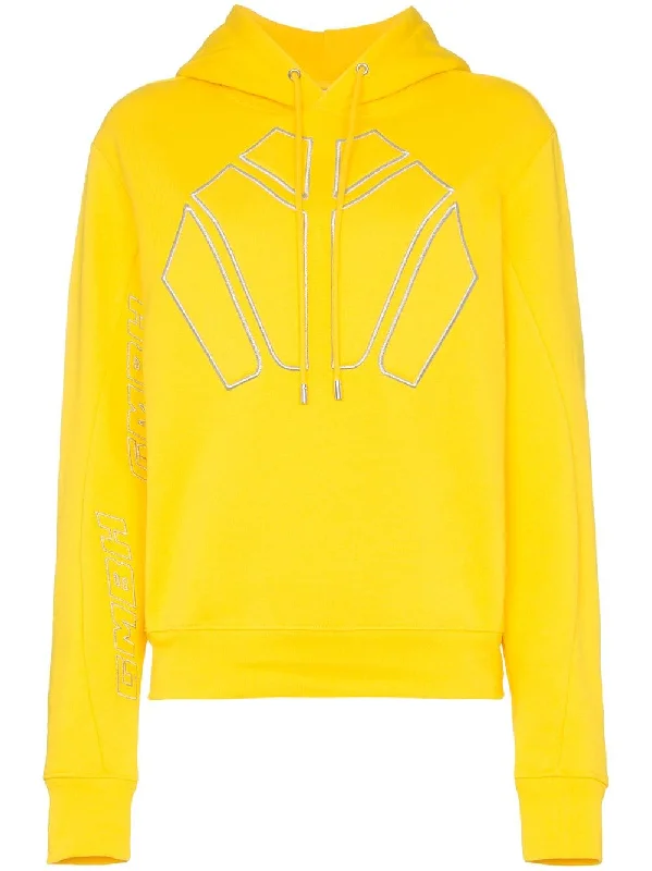 Logo Embroidered Hoodie Hoodie with Hidden Zipper Minimalist Clean