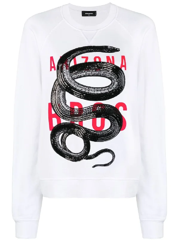 Arizona Bros sweatshirt Hoodie with Batwing Sleeves Loose Dramatic