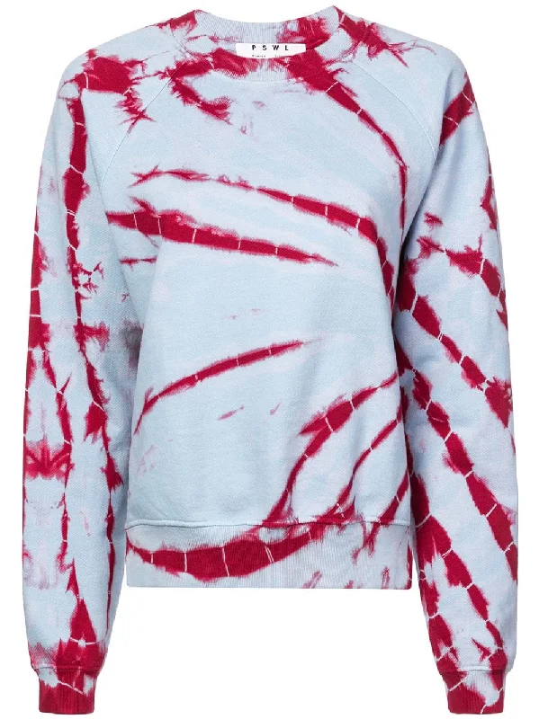 PSWL Tie Dye Sweatshirt Oversized Hoodie Comfort Casual