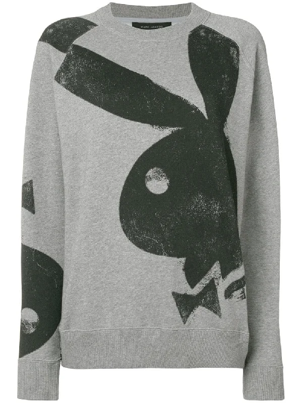 Playboy bunny-print sweatshirt Hoodie with Reflective Safety Nightwear