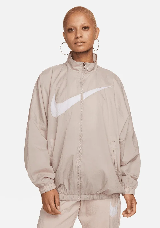 Nike Womens Sportswear Essential Woven Jacket <br> DX5864 272 Collared Jacket Crew Neck Jacket Turtle Neck Jacket