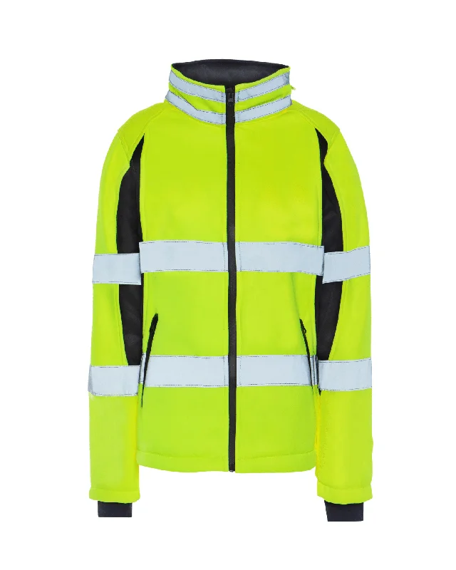 UHV668 HiVis Women's Full Zip Soft Shell Jacket Denim Jacket Leather Jacket Suede Jacket