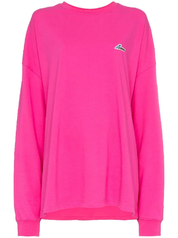 Well Done patch oversized cotton jersey sweatshirt Hoodie with Slim Fit Tailored Modern