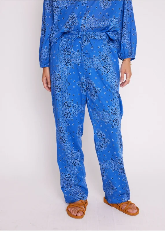 Berenice Pandana "Bandana" Print Drawstring Pant ***FINAL SALE*** High-Waist Jogger Pants