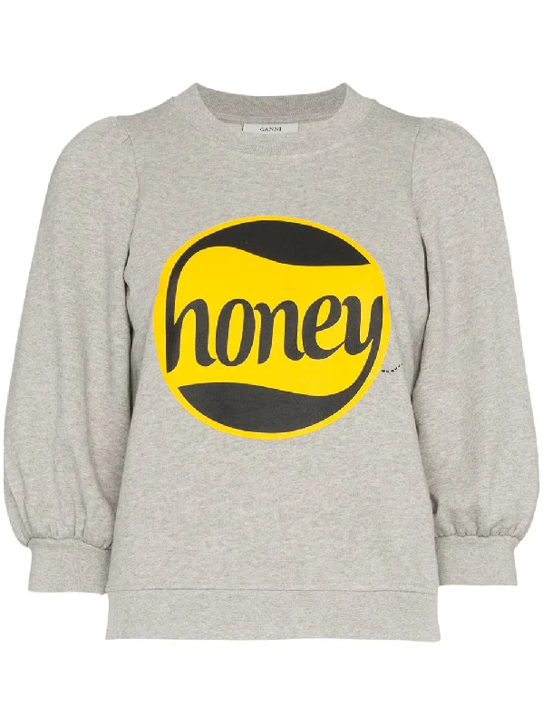 lott isloi honey sweatshirt Hoodie with Relaxed Fit Easy Casual