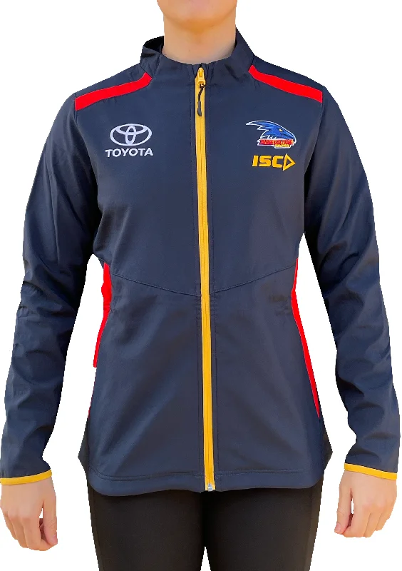 ISC Womens Adelaide Crows Arena Jacket <br> AC19JKT02L Notch Collar Peter Pan Collar Cowl Neck