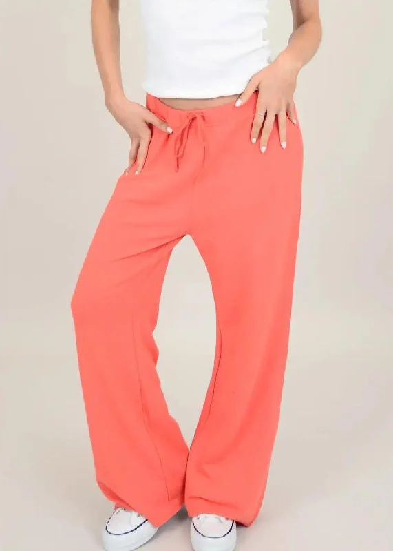 RD Style Popola Pants - Radiant Red ***FINAL SALE*** Comfortable Denim Trousers