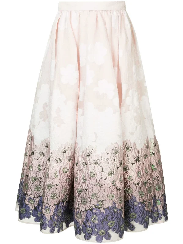 Victoria brocade skirt denim skirt classic
