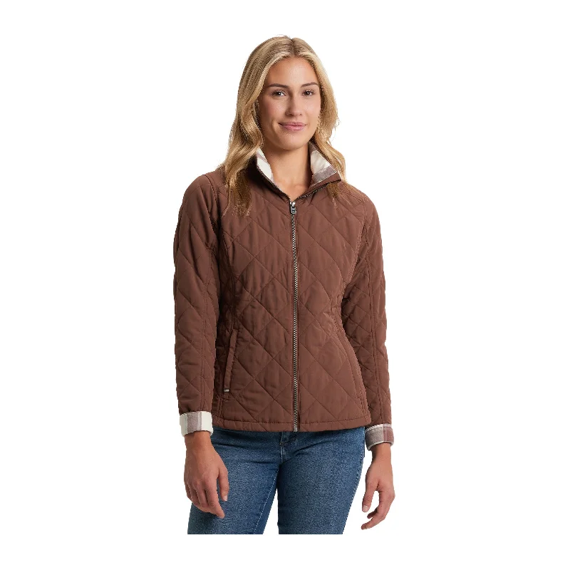 Kuhl Stunnr Insulated Jacket (Women) - Mocha Cardigan Sweater Pullover