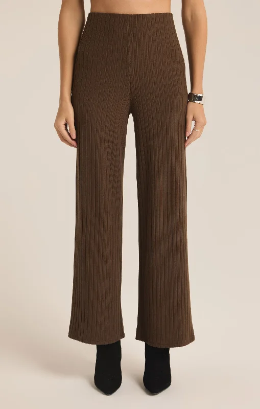 Z Supply Monte Rib Knit Pant Wide-Legged Palazzos