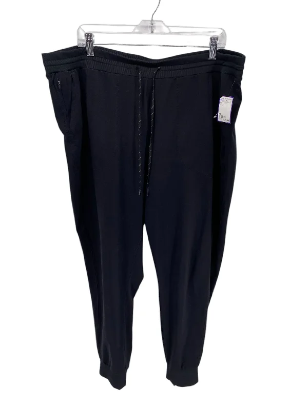 Zella Women Size 2X Black CD Athleisure Pants Formal Dress Pants