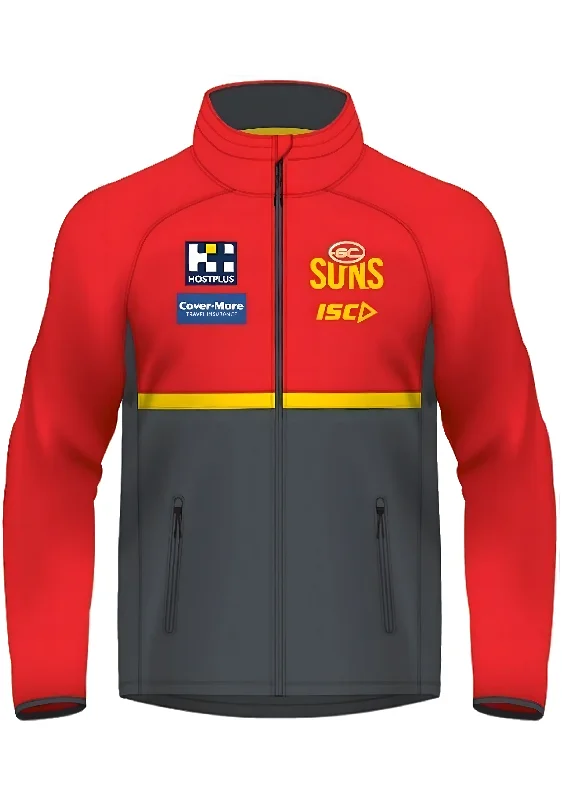 ISC Womens Gold Coast Suns Wet Weather Jacket <BR> GS20JKT02L Elasticated Jacket Padded Jacket Insulated Jacket