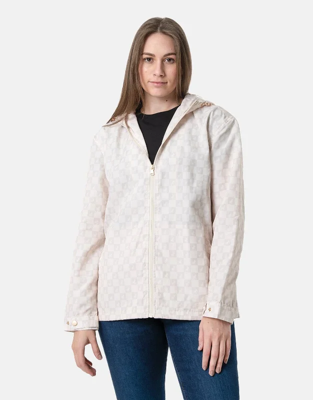 Polo Brianna Monogram Rain Jacket Faux Fur Jacket Real Fur Jacket Shearling Jacket