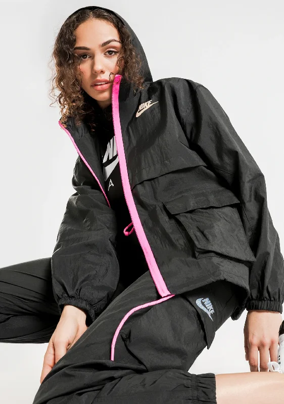Nike Womens Nsw Icon Clash Woven Jacket <br> DD2088 010 Striped Jacket Polka Dot Jacket Floral Jacket
