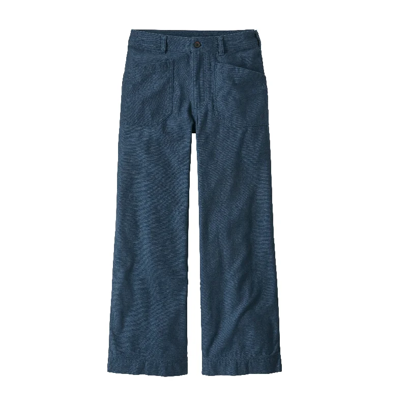 Women's Organic Cotton Slub-Woven Pants 28"" Trendy Printed Leggings