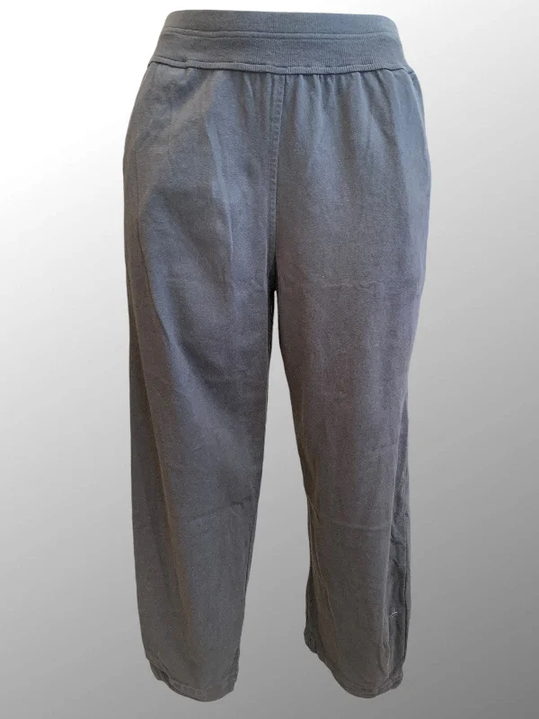 Cropped Cotton Pants Casual Wide Pants