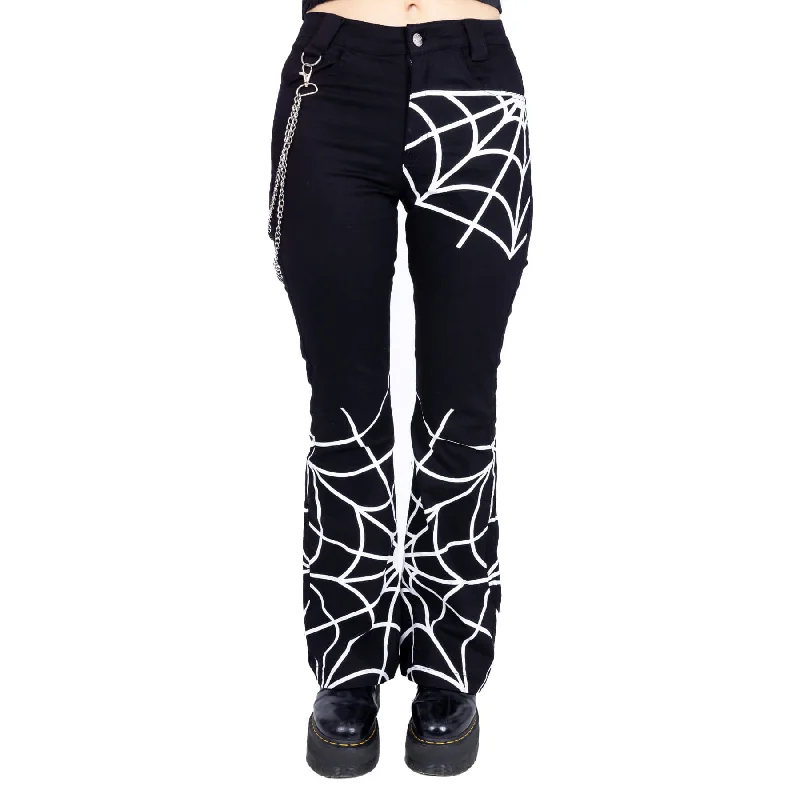 ANASI PANTS - BLACK Comfortable Wide-Leg Pants