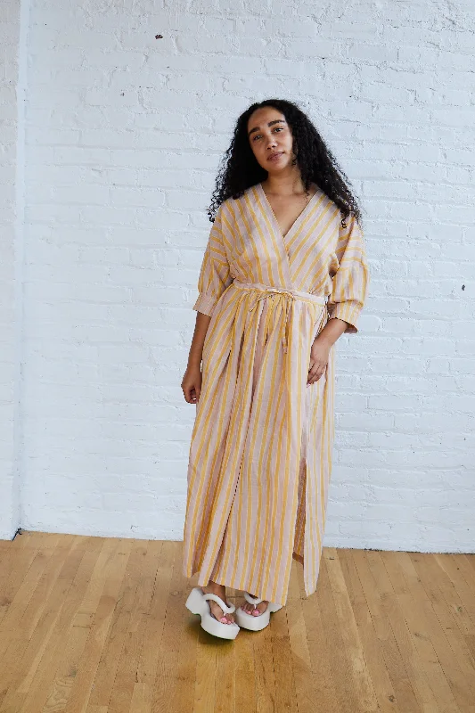 MALIBU DRESS | SUNRAY STRIPES Tunics Long Elegant