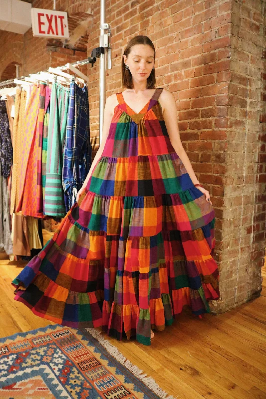 JOSIE DRESS | MULTI CHEX Shift Classic Vintage