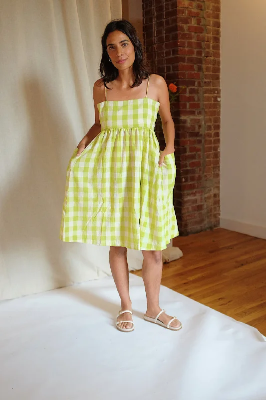 SUMMER SUN DRESS | LIMEADE CHEX Tunics Cozy comfortable