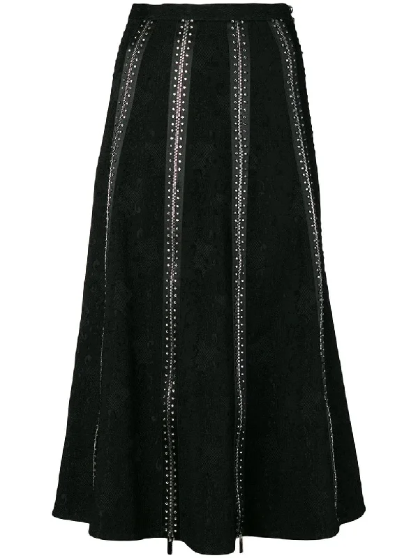 diamond zip skirt leather skirt modern