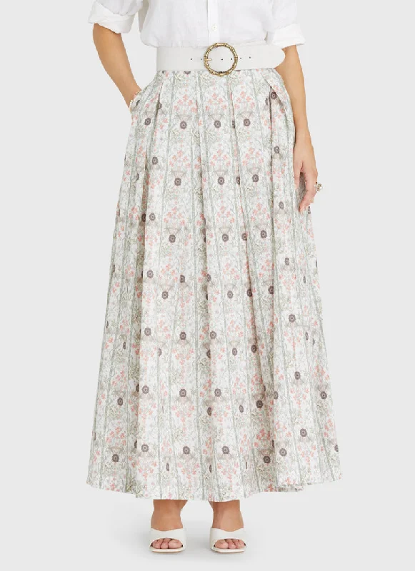 Amaryllis Annette Maxi Skirt wool skirt breathable