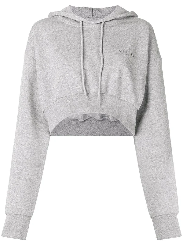 cropped hoodie Hoodie with Camouflage Military Edgy