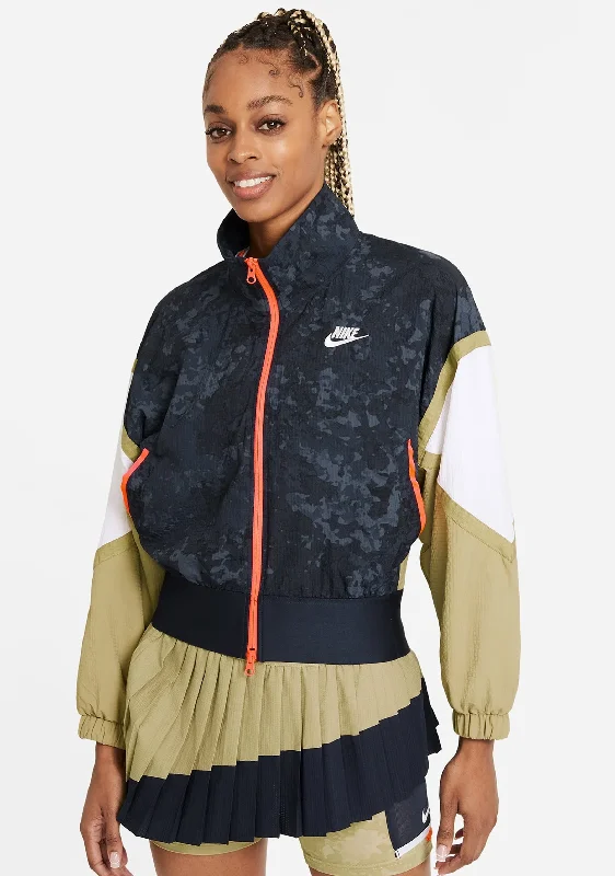 Nike Court Womens Spring Melbourne Slam Jacket <br> CV4162-451 Collared Jacket Crew Neck Jacket Turtle Neck Jacket