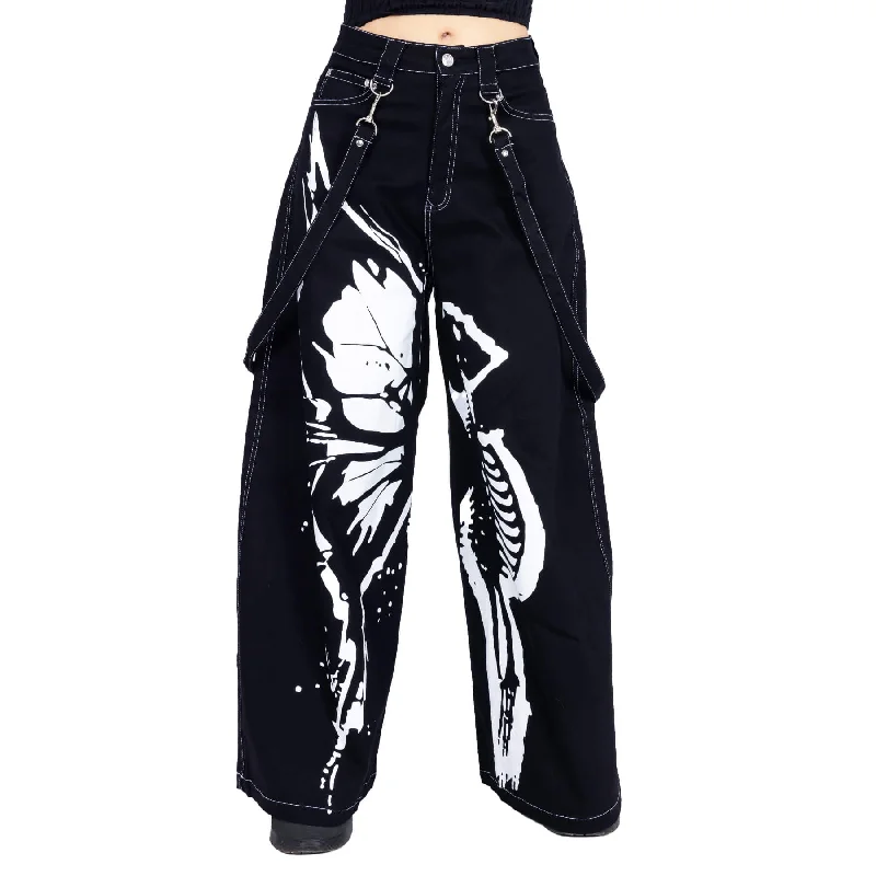 PIXIE DUST PANTS - BLACK Trendy Printed Pants