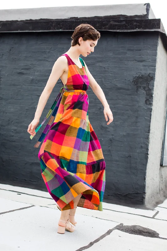 GEMA TIER DRESS | MULTI CHEX Tunics Bestseller popular