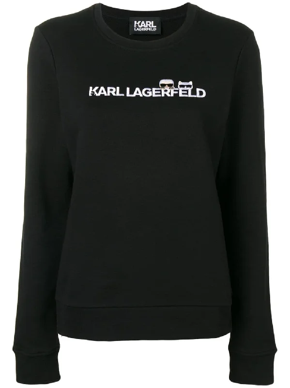 Ikonik & logo sweatshirt Hoodie with Hem Drawcord Adjustable Customizable