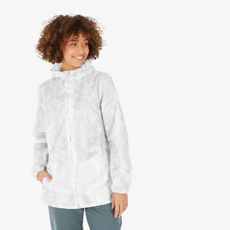 Women's Windproof and Water-repellent Hiking Jacket - Raincut Full Zip Rayon Fabric Velvet Fabric Corduroy Fabric