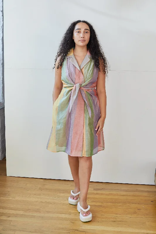 WILLA DRESS | PASTEL STRIPES Tunics Running lightweight