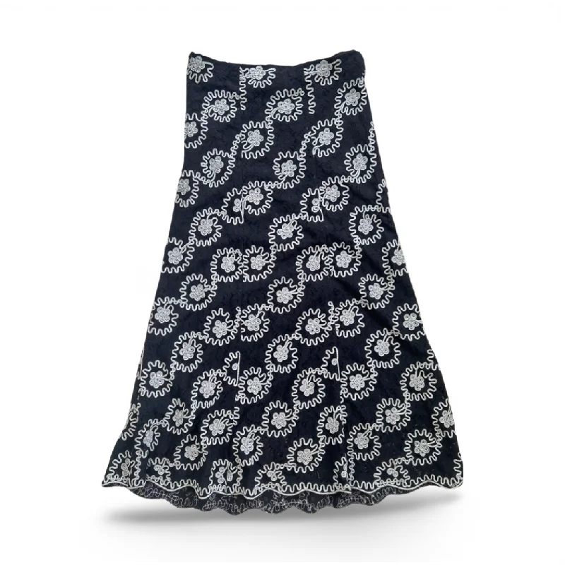 Vintage 70s Midi Tulip Skirt corduroy skirt textured