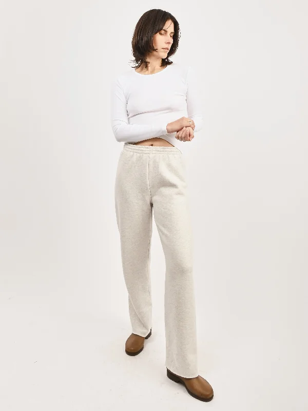 Ash Grey Heavy Fleece Sunday Pant Trendy Work Pants