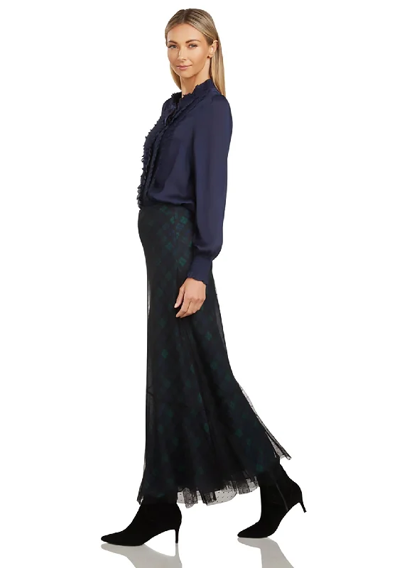 BRIDGETTE MAXI SKIRT floral skirt print
