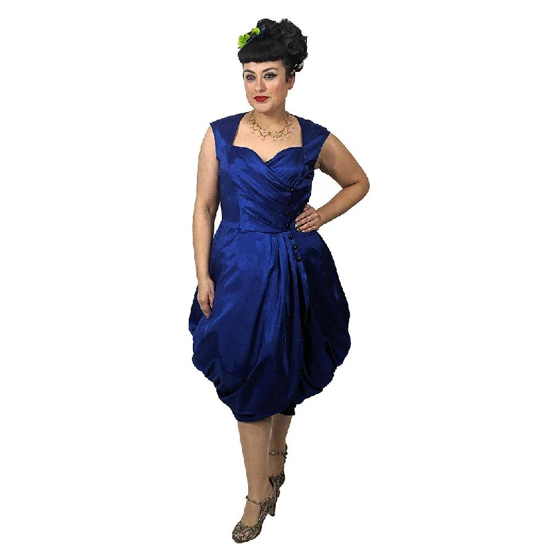 Night at the Opera Dress in Cobalt Blue Tunics Canvas sturdy