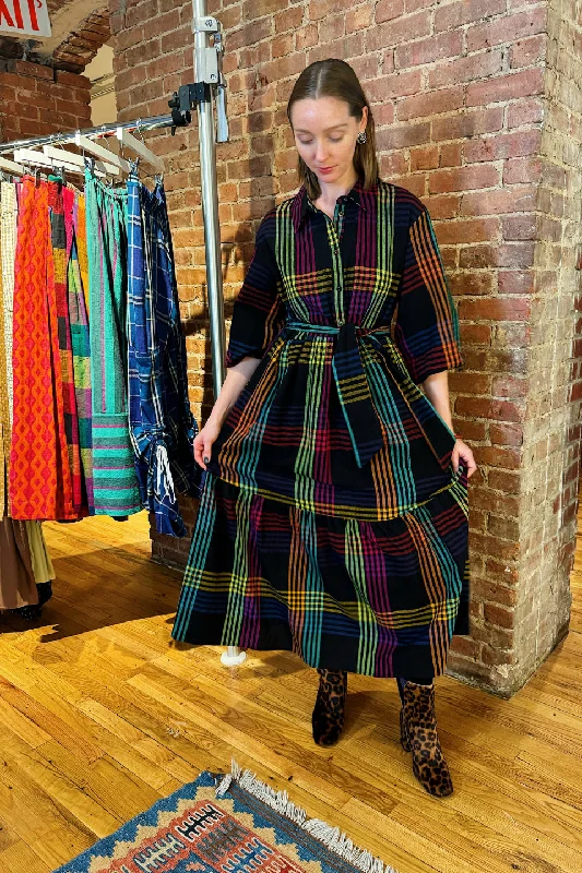 LAURIE DRESS | FIREFLY CHEX Tunics Sophisticated sleek